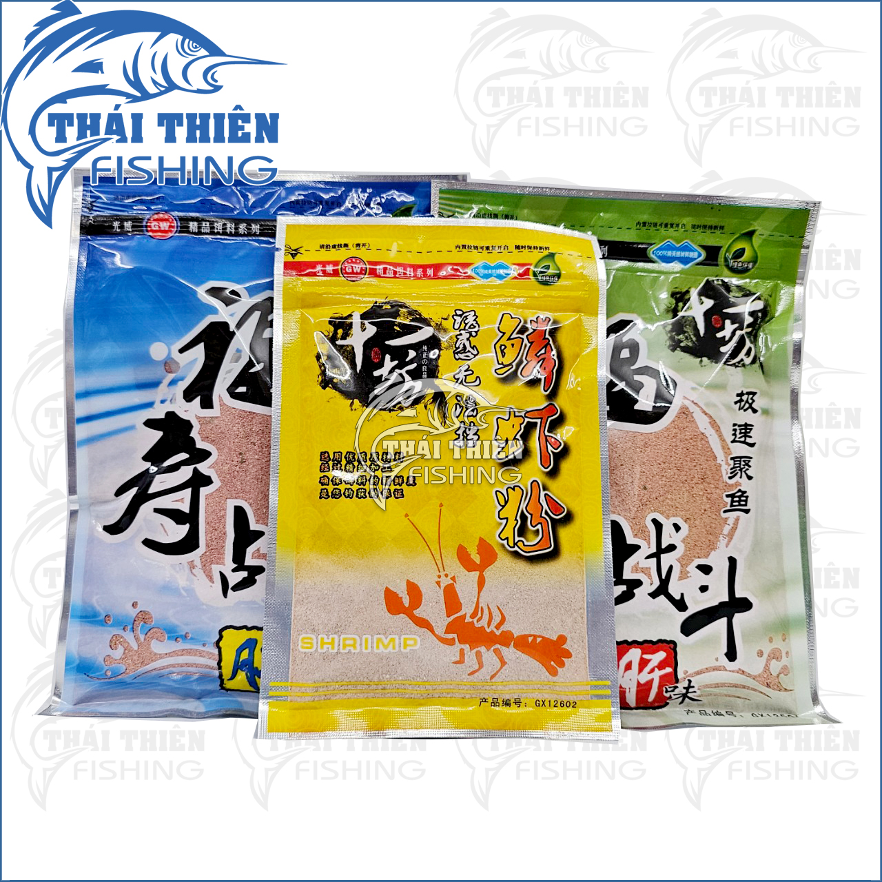 Mồi Đông Lạnh Câu Rô Phi GW Vị Tanh, Tôm, Gan