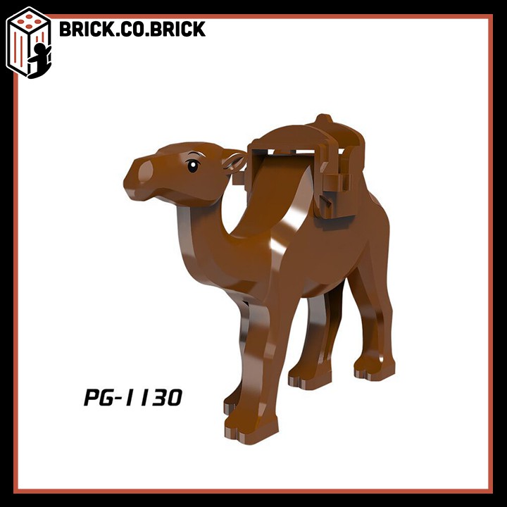 Mô Hình Động Vật Và Thú Hoang Dã Rừng Xanh Nhân Vật Lạc Đà - Đồ Chơi Lắp Ráp Camel Animal - Pg1049 Pogo 1130