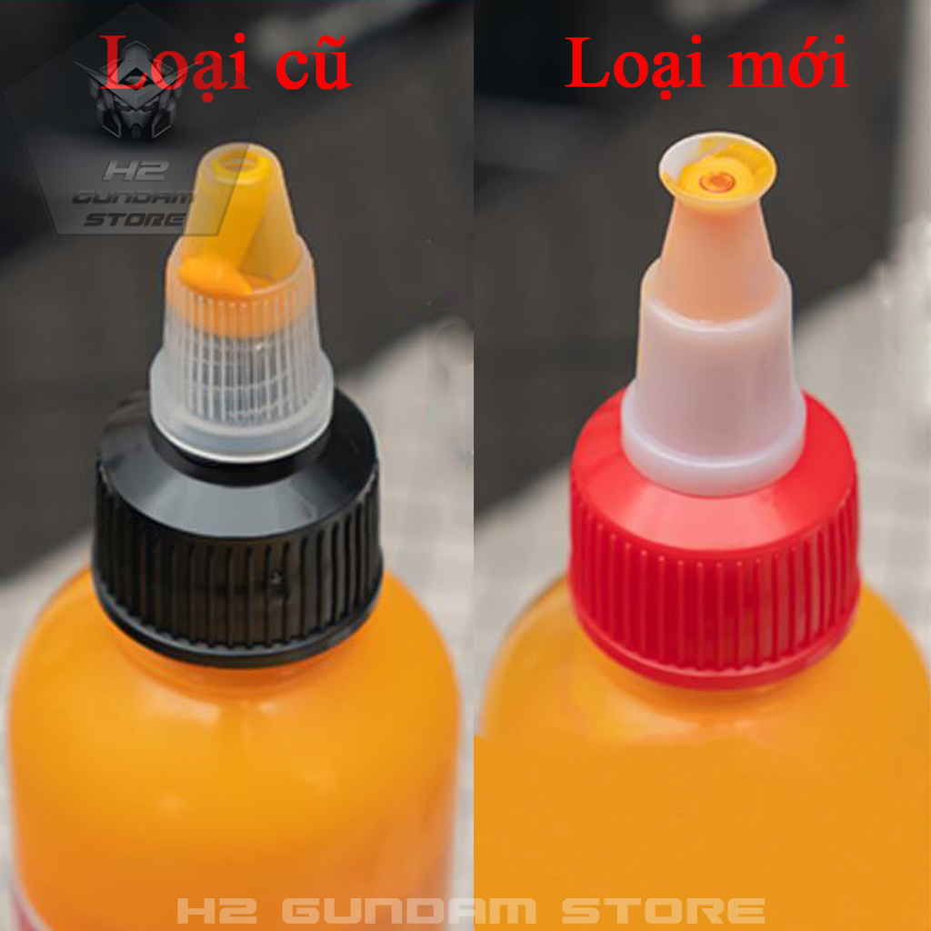 [Hobby Mio] Lọ nhựa pha sơn mô hình có sẵn bi (Loại mới chống tràn sơn)