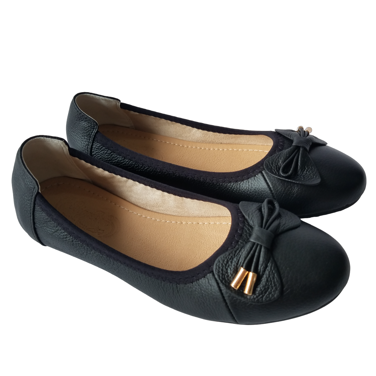 Giày Búp Bê Nữ BIGBEN Da Bò thật cao cấp BB44