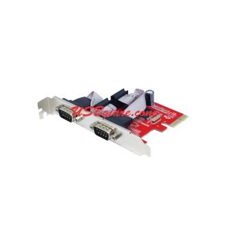 CARD PCI EXPRESS SANG RS232 DB9 (2PORTS) UNITEK Y-7504