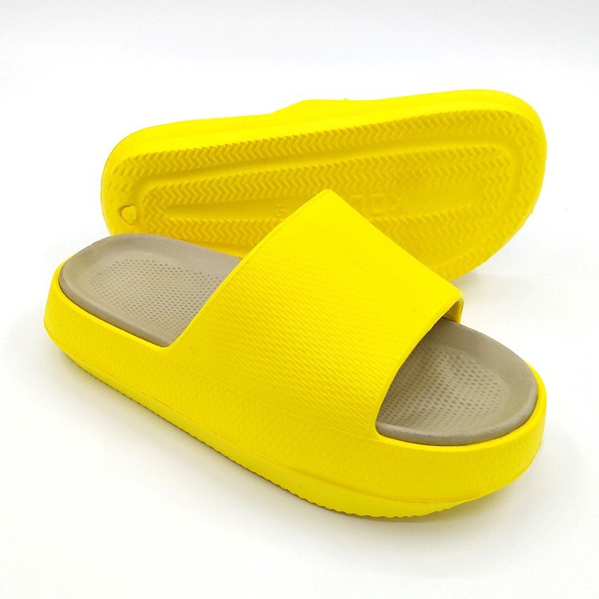 Dép bánh mì nữ 2 lớp đế cao 4cm iDÉP DL158 dép nữ quai ngang siêu nhẹ êm chân thời trang