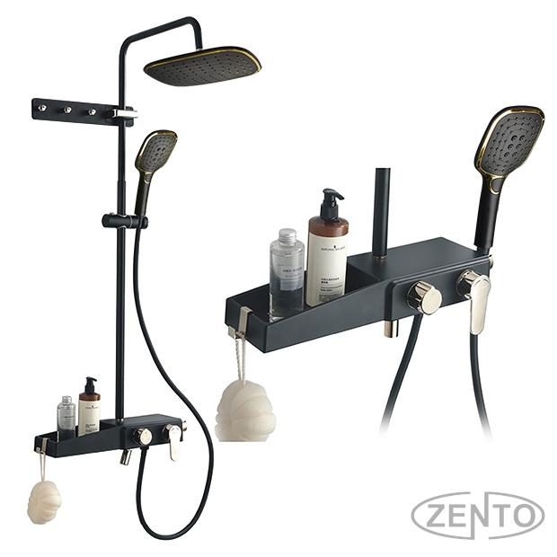 Bộ sen cây nóng lạnh Luxury Shower ZT8022-black