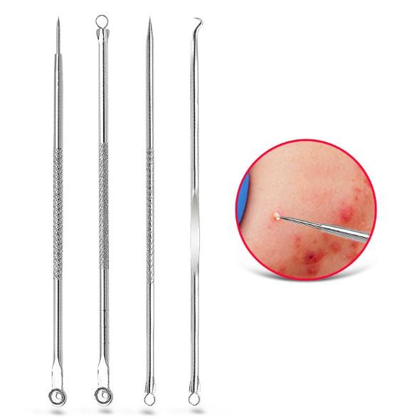 [HCM]Bộ 4 Món Que Nặn Mụn Thần Thánh (Có hộp)