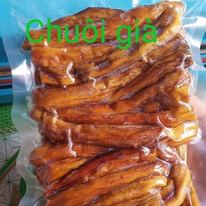 Chuối già phơi dẻo 500g