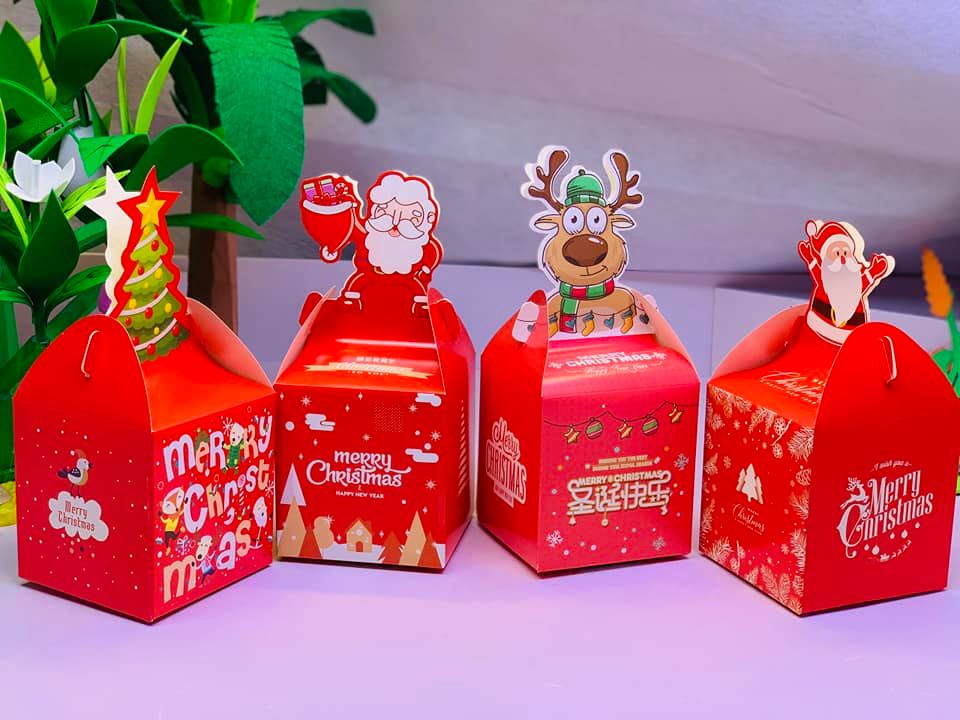 Combo 5 Vỏ hộp quà Noel - giáng sinh tặng bé