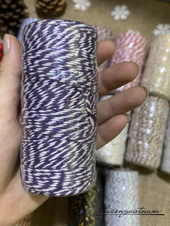 Cuộn dây chỉ Cotton 100m