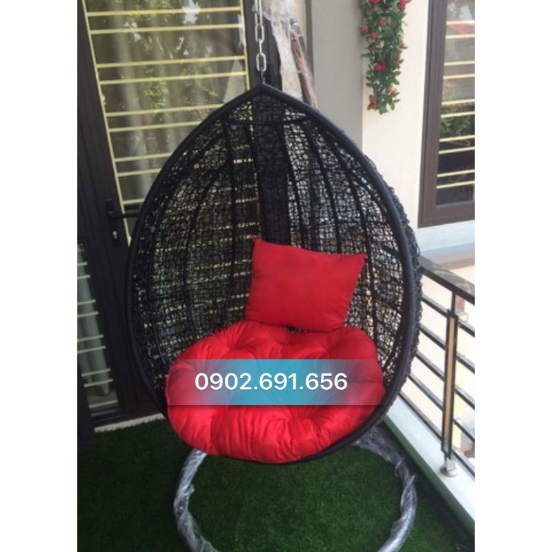 [HCM]Xích Đu Đơn Đan Rối Màu Đen