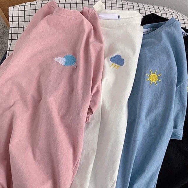 >> BÁO GIÁ ÁO THUN NAM FORM RỘNG, ÁO PHÔNG TAY LỠ UNISEX ATL216 - YINXX | Shopee Lazada Sendo Tiki mới nhất 90 Áo thun nữ form rộng tay lỡ Unisex LOGO THỜI TIẾT Freesize 40 - 57kg áo thun nam form rộng tay lỡ, áo phông nữ form rộng