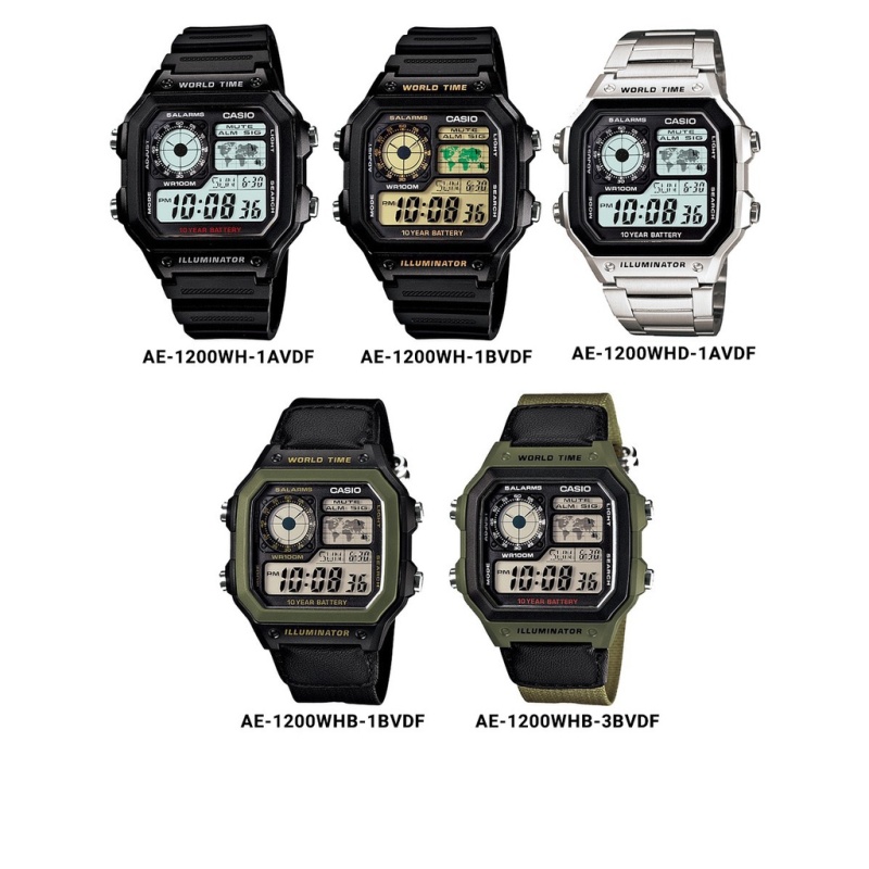 Đồng hồ nam chính hãng Casio Anh Khuê AE-1200