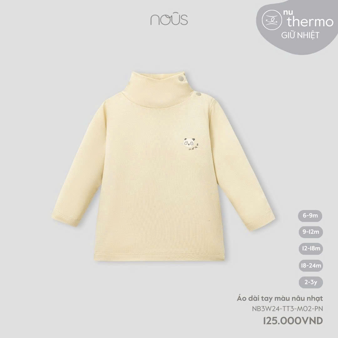 NOUS - Áo giữ nhiệt NOUS cổ cao 3cm, 5cm