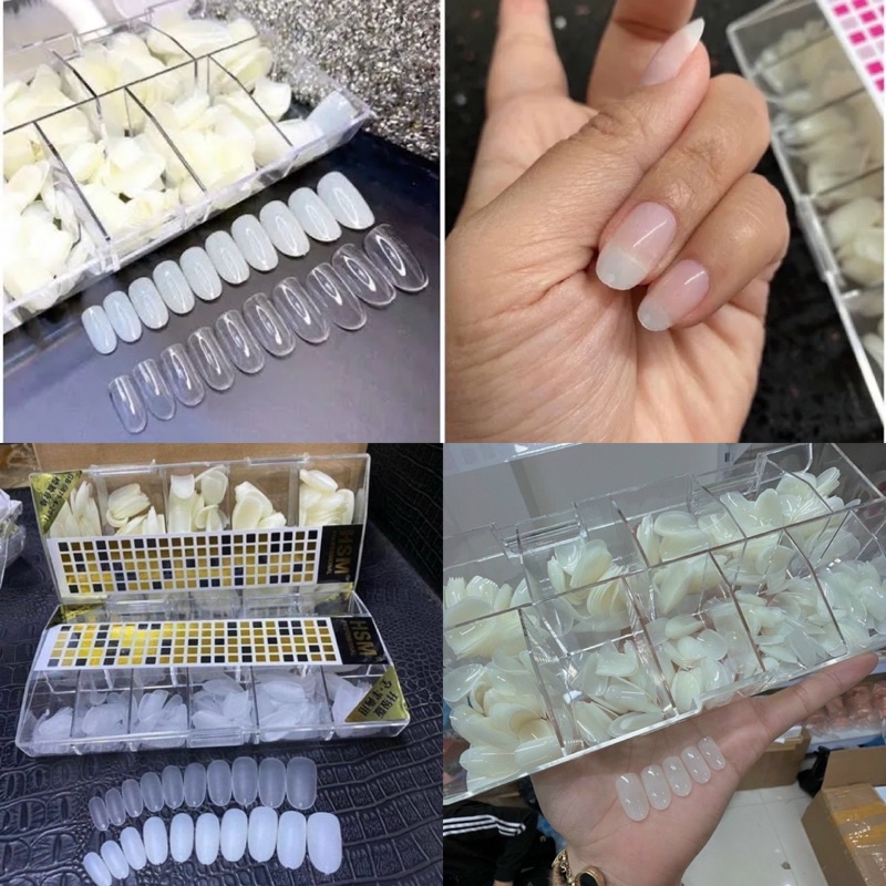 Móng úp hạt na tròn Hàn siêu HOT