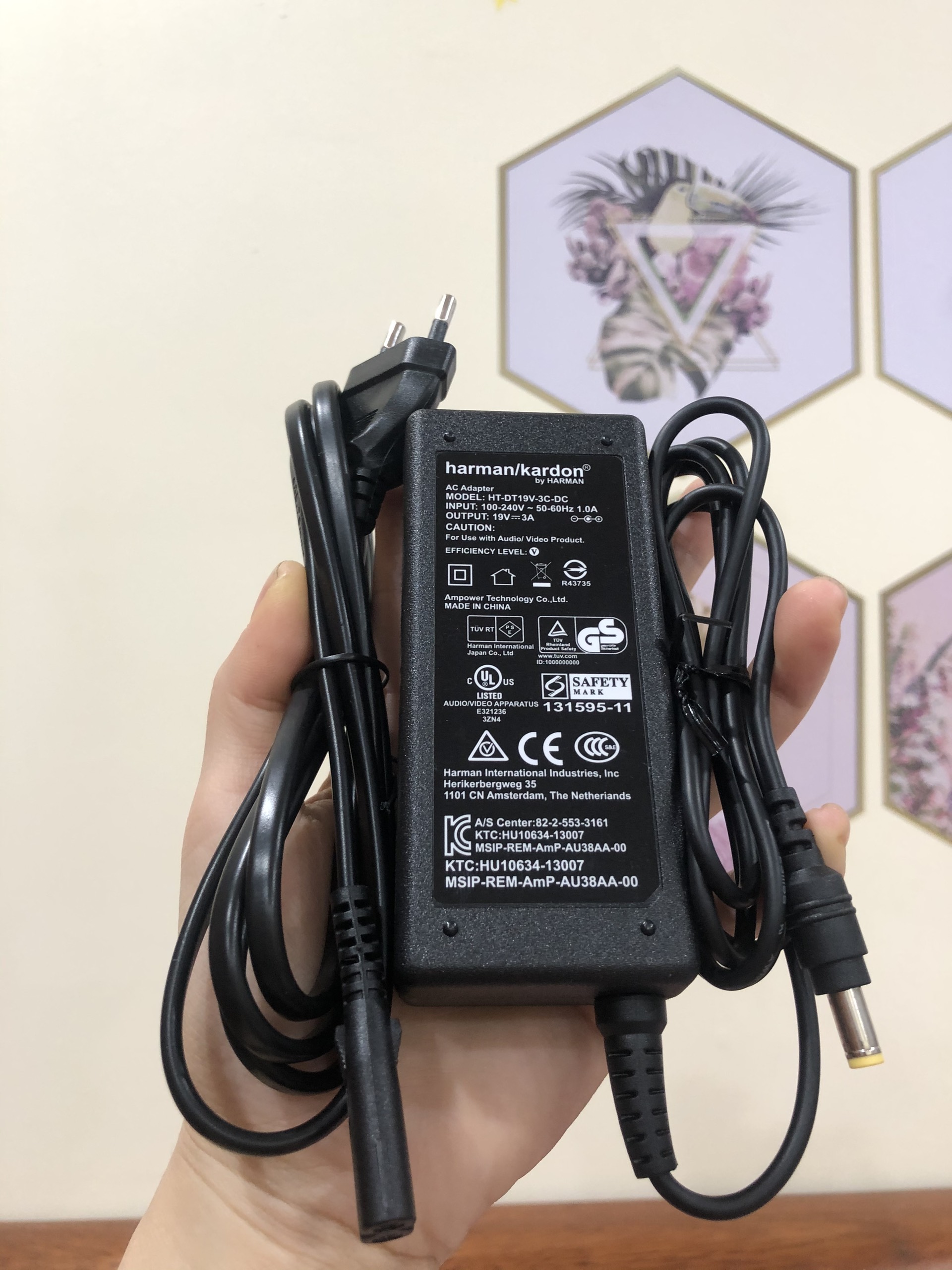 sạc pin 19v 3a loa harman kardon bản gốc