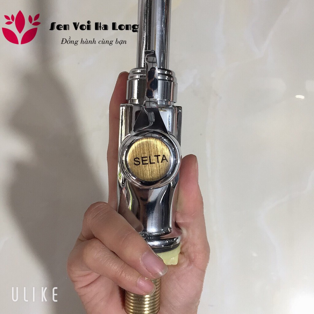 Vòi rửa chén bát đơn lạnh chất lượng cao - vòi rửa bát cần cứng gắn tường gắn chậu