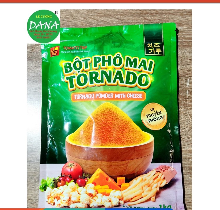 Bột phô mai lắc Tornado 1kg