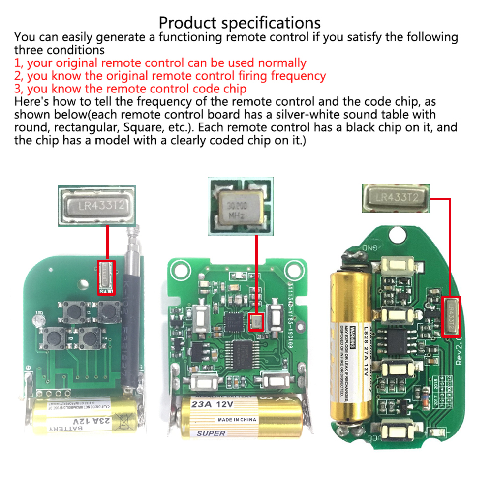 Newest 220V 30A relay Wireless RF Remote Control Switch 1 Transmitter+ 1Receiver 433MHz Remote controller