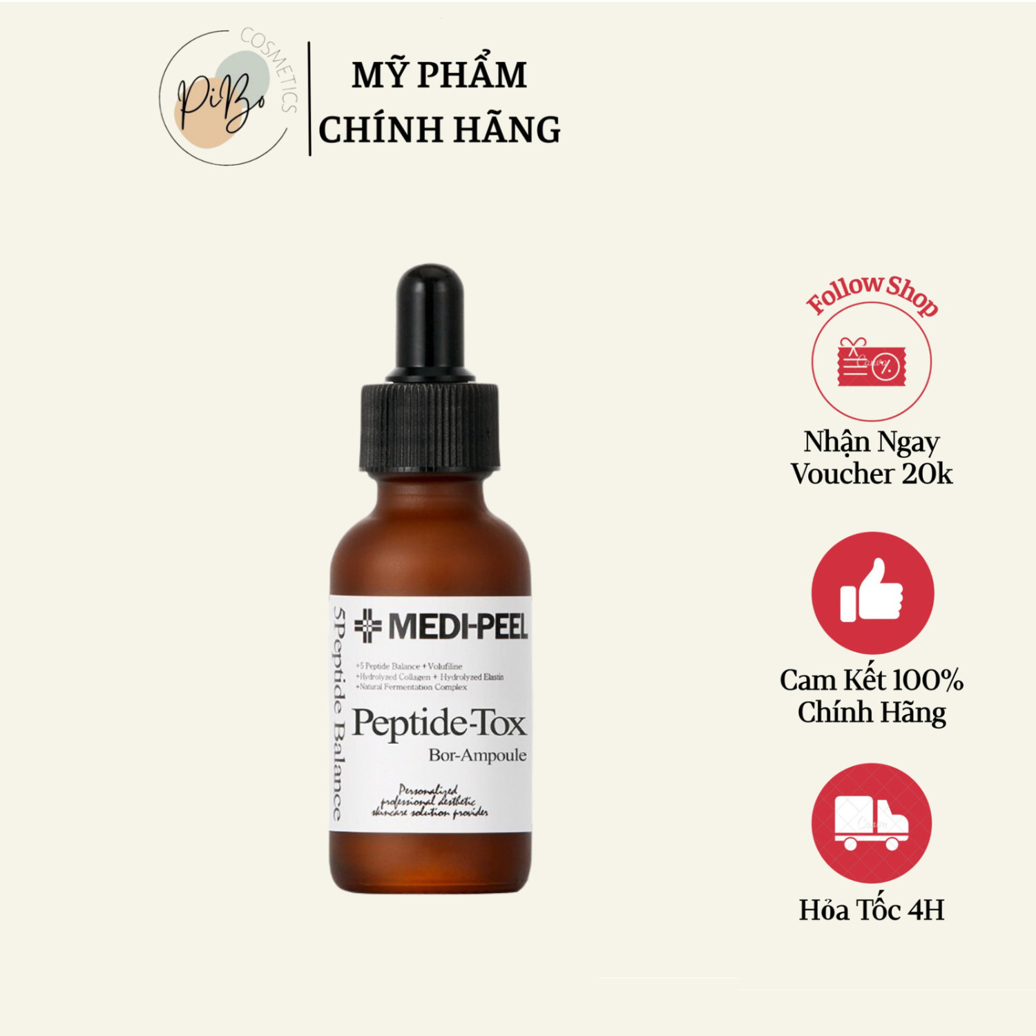 Serum chống lão hoá medi-peel peptide-tox bor cream