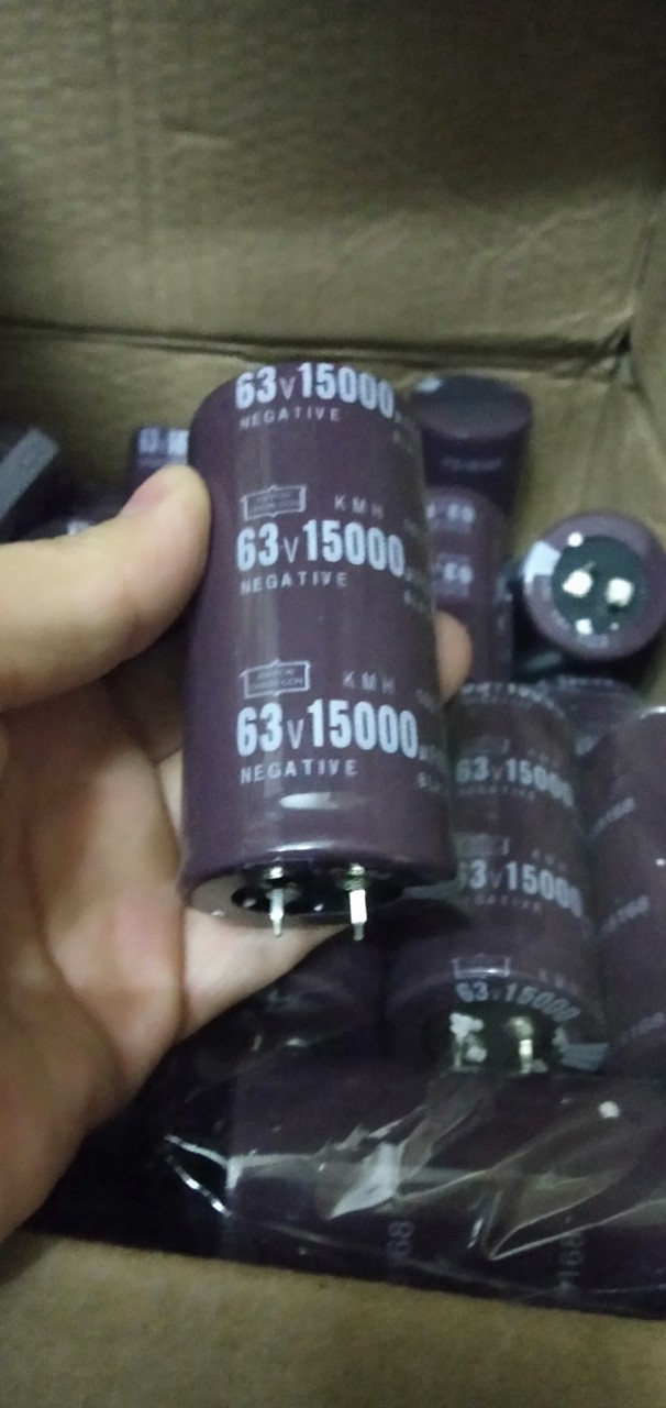 Tụ lọc nguồn 15000uf 63v combo 2