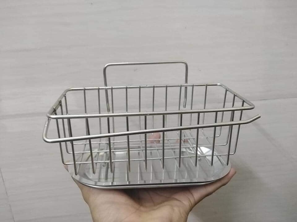KỆ INOX ĐỰNG ĐỒ RỬA CHÉN BÁT CÓ KHAY HỨNG NƯỚC