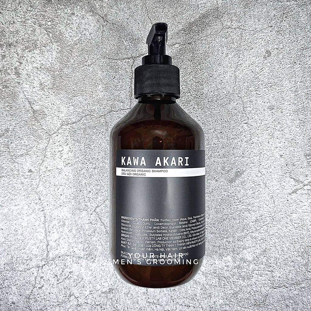 Dầu gội dưỡng tóc kawa akari shampoo - 500ml | chính hãng rusty lab