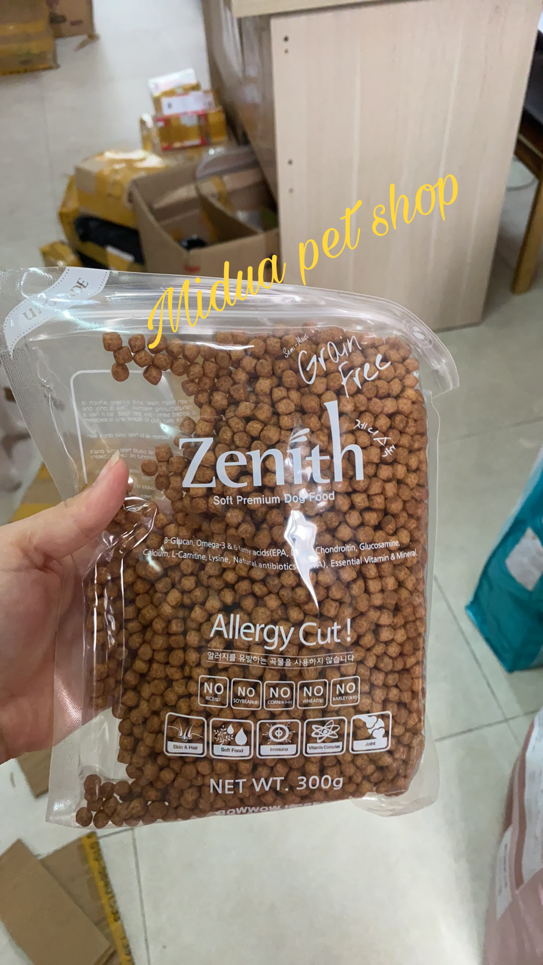 [Hoàn Tiền 10%] 300g thức ăn hạt mềm cho chó nhỏ ZENITH SMALL BREED