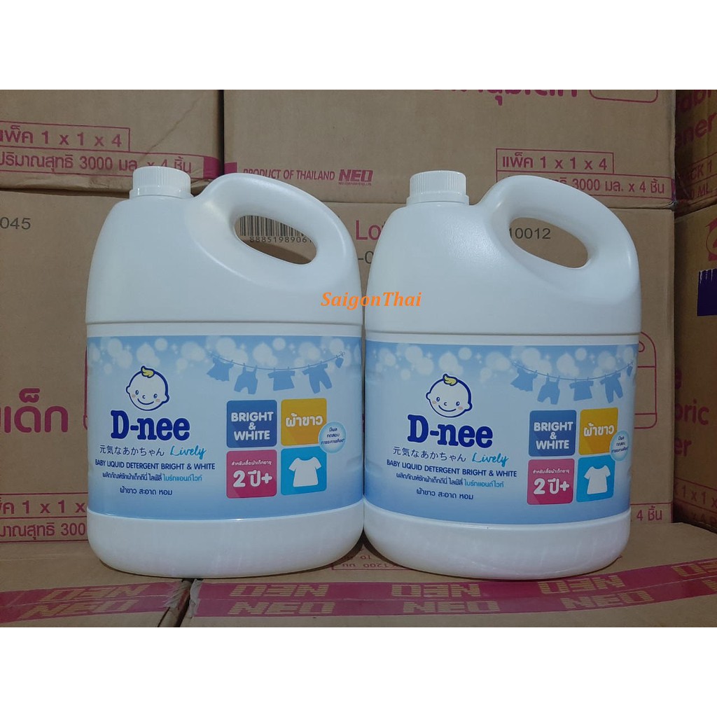 (STT)[HCM]Nước Giặt Dnee hàng Thái Lan 2800ml- Màu tím plus
