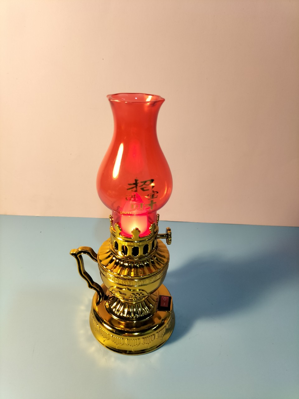 CẶP 2 ĐÈN BÀN THỜ DÙNG PIN CÓ NÚT BẬT