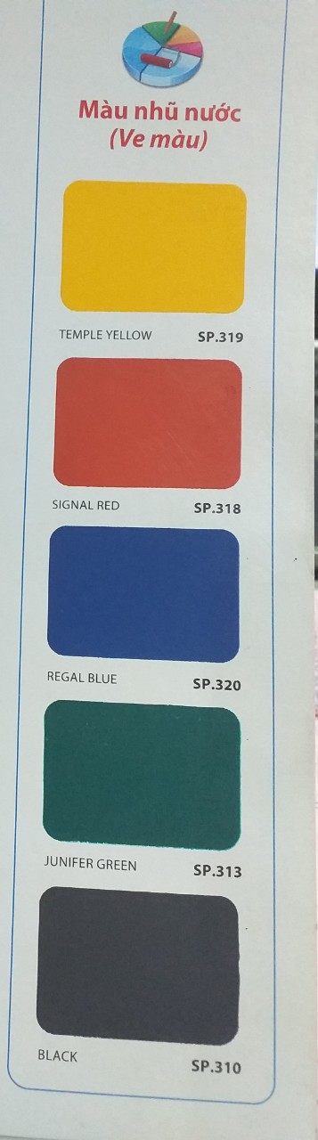 Combo 3 tinh màu ( ve màu ) Galant (Đen, Đỏ, Vàng )