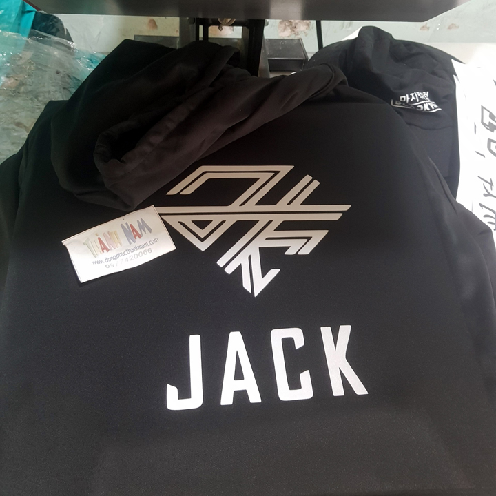 áo hoodie Jack logo mới phản quang