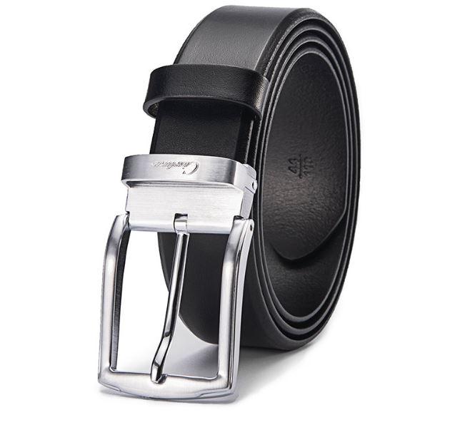 Thắt leather belt buckle belt men's belts men's business fashion luxury metal buckle