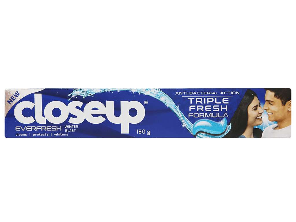 [TẶNG 3 CÂY KĐR 30G] Combo 2 cây Kem đánh răng Closeup 180g