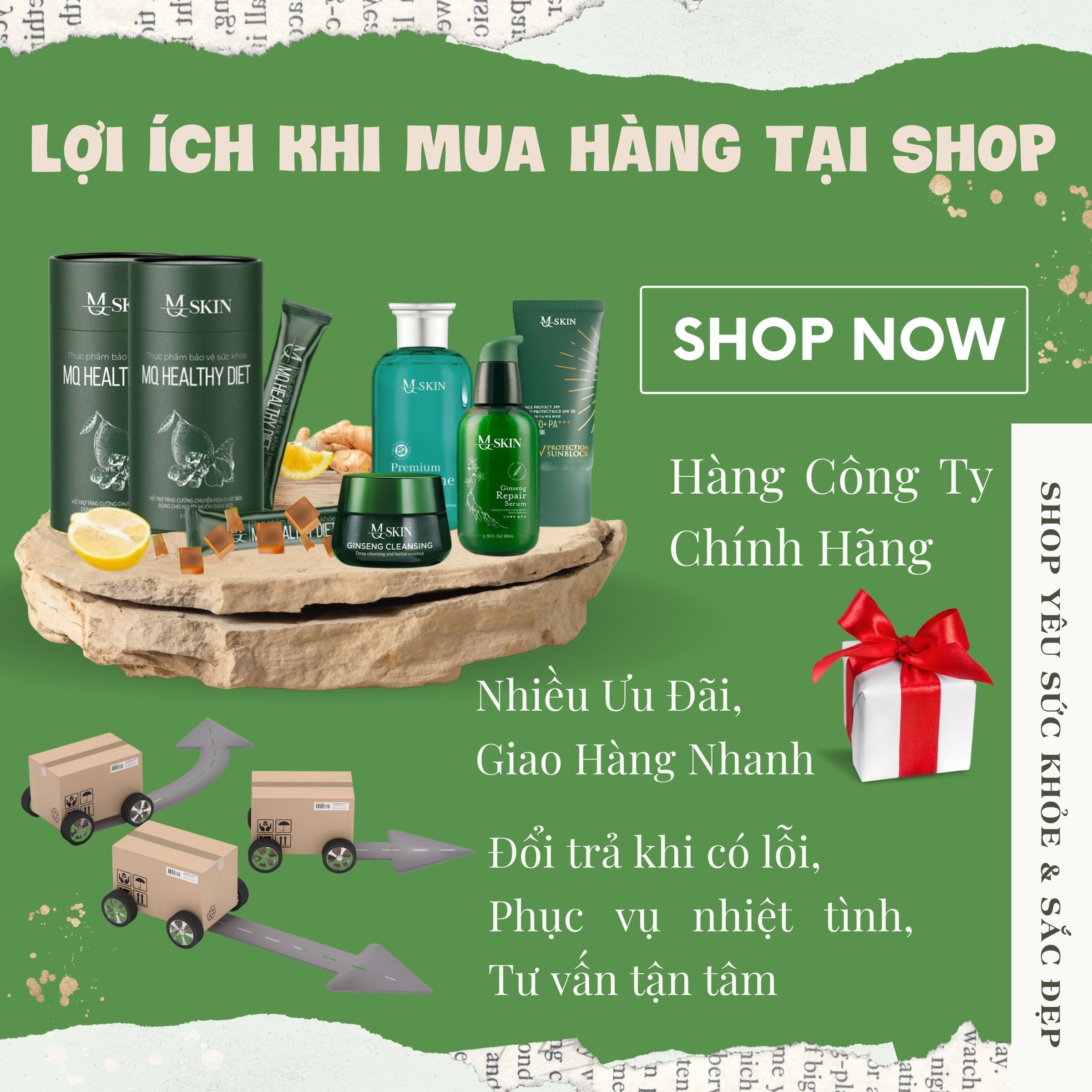 [FREESHIP + QUÀ TẶNG] - SERUM TÁI TẠO THAY DA NHÂN SÂM MQSKIN (HÀNG CHÍNH HÃNG)