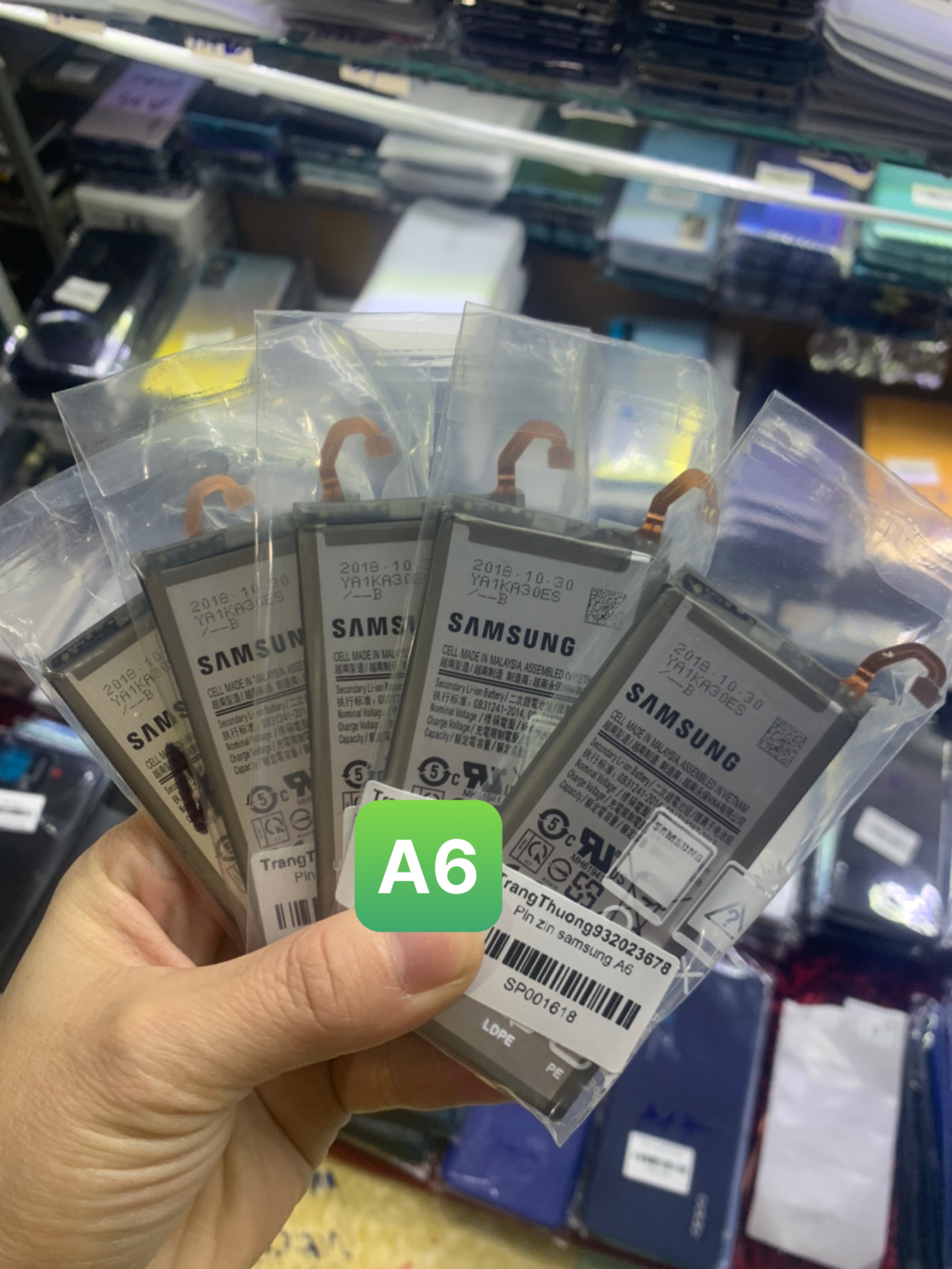 Pin zin mới điện thoại sam sung A6