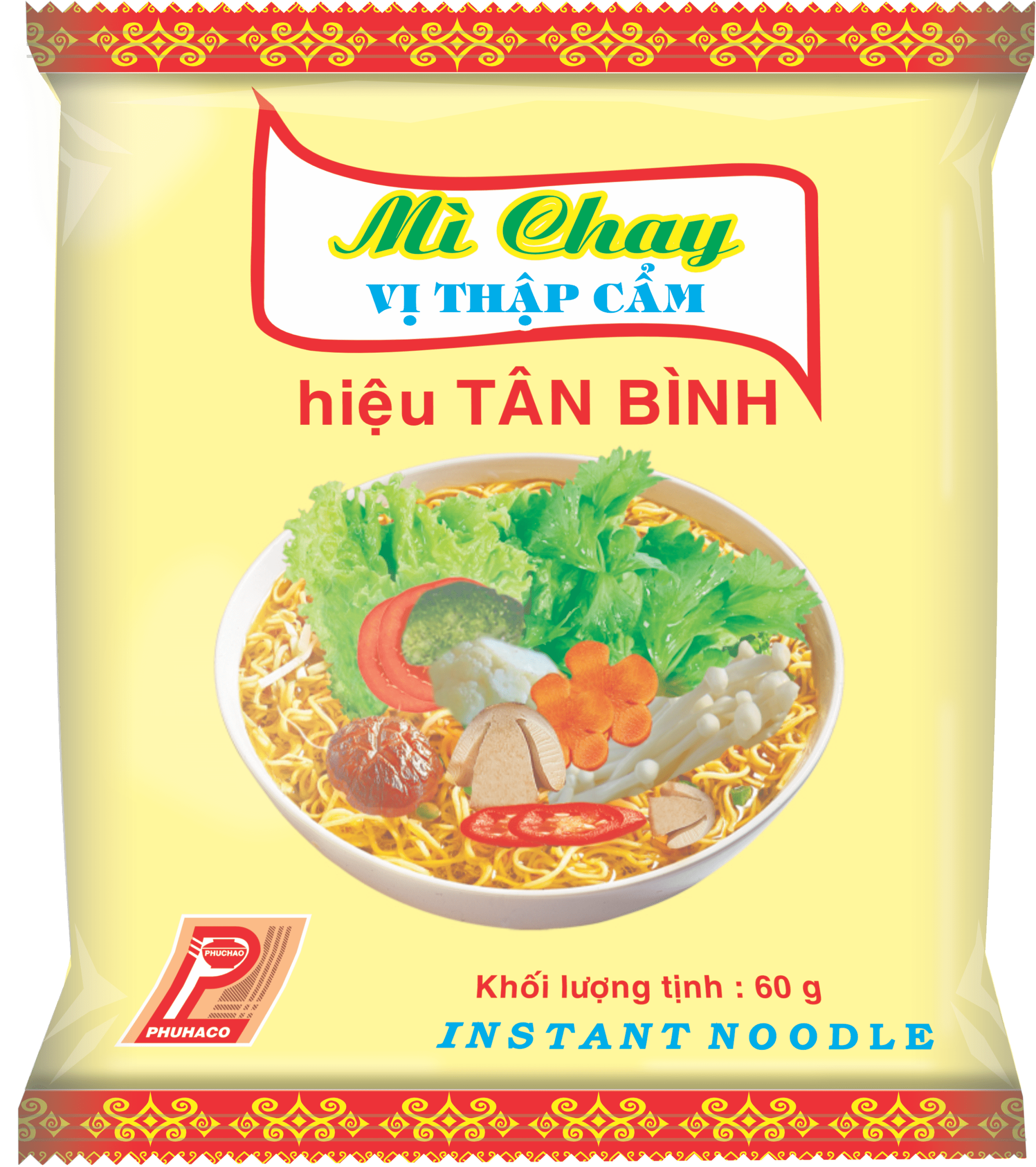 Mì Chay Thập Cẩm Tân Bình - 30 gói x 60 gr