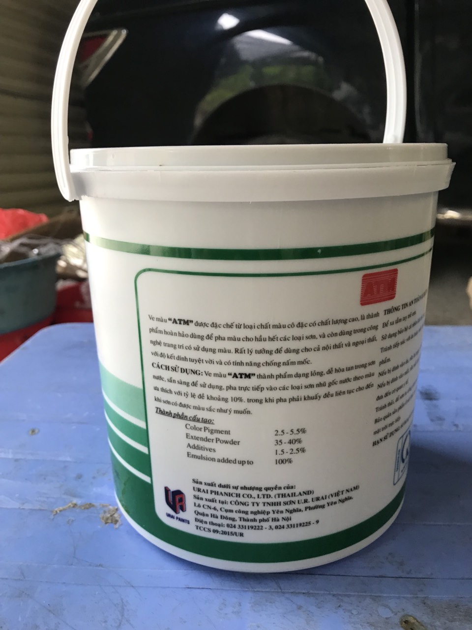 Ve màu đen ATM(3.5L)