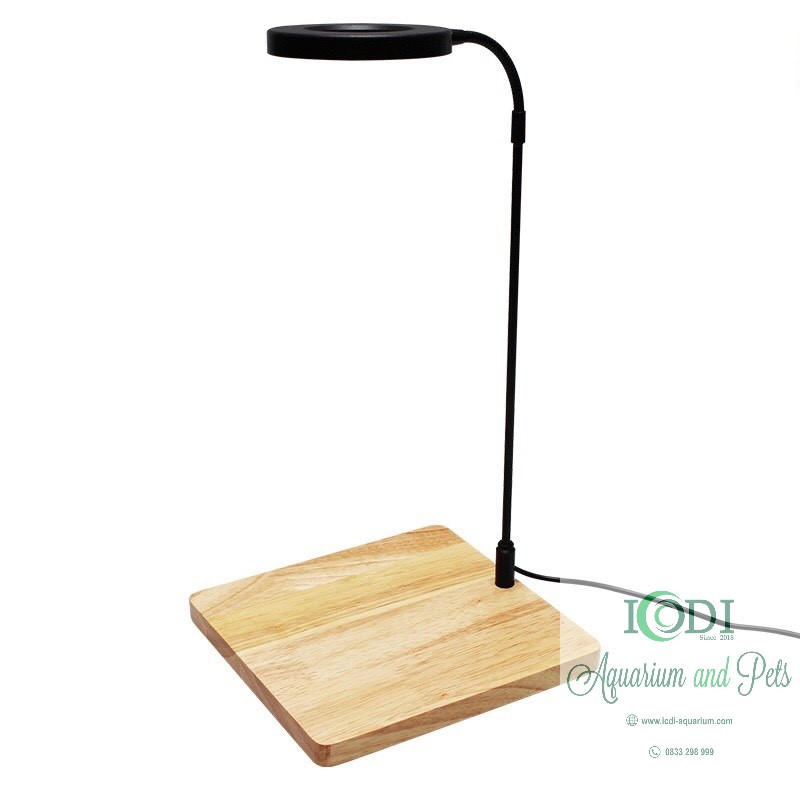 Đèn Bể Cá Đế Gỗ Cho Bể Cá Cảnh Bể Thuỷ Sinh