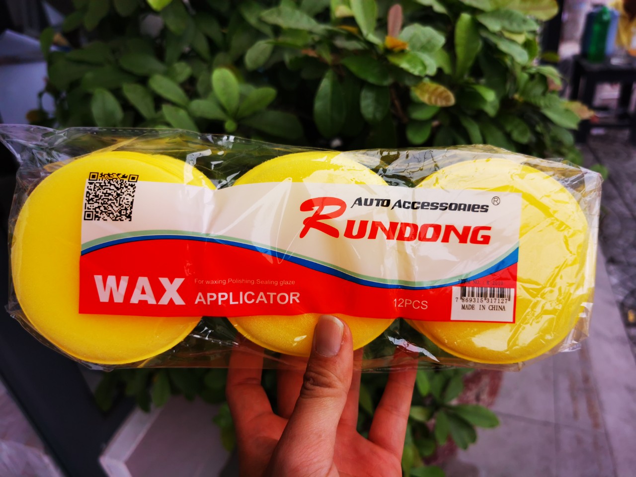 [HCM]Combo 3 Mút Thoa Hóa Chất Chăm Sóc Xe  Mút Tròn Đánh sáp