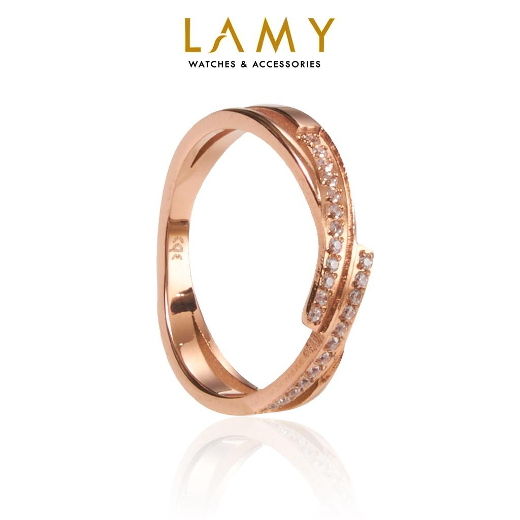 Nhẫn cde spiral duo ring rose gold cde8015rg
