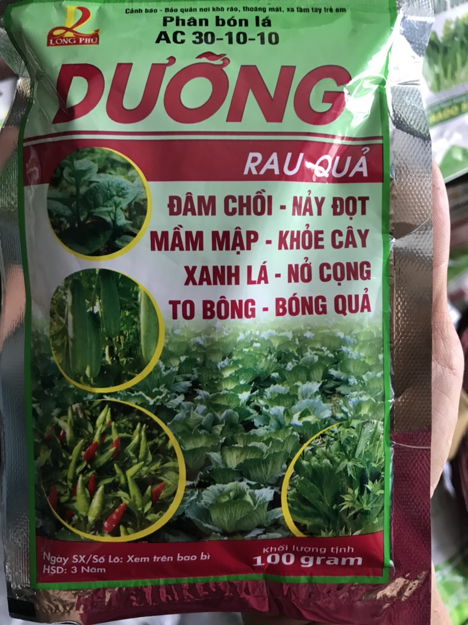 Phân bón lá DƯỠNG AC 30-10-10 Dưỡng lá mai