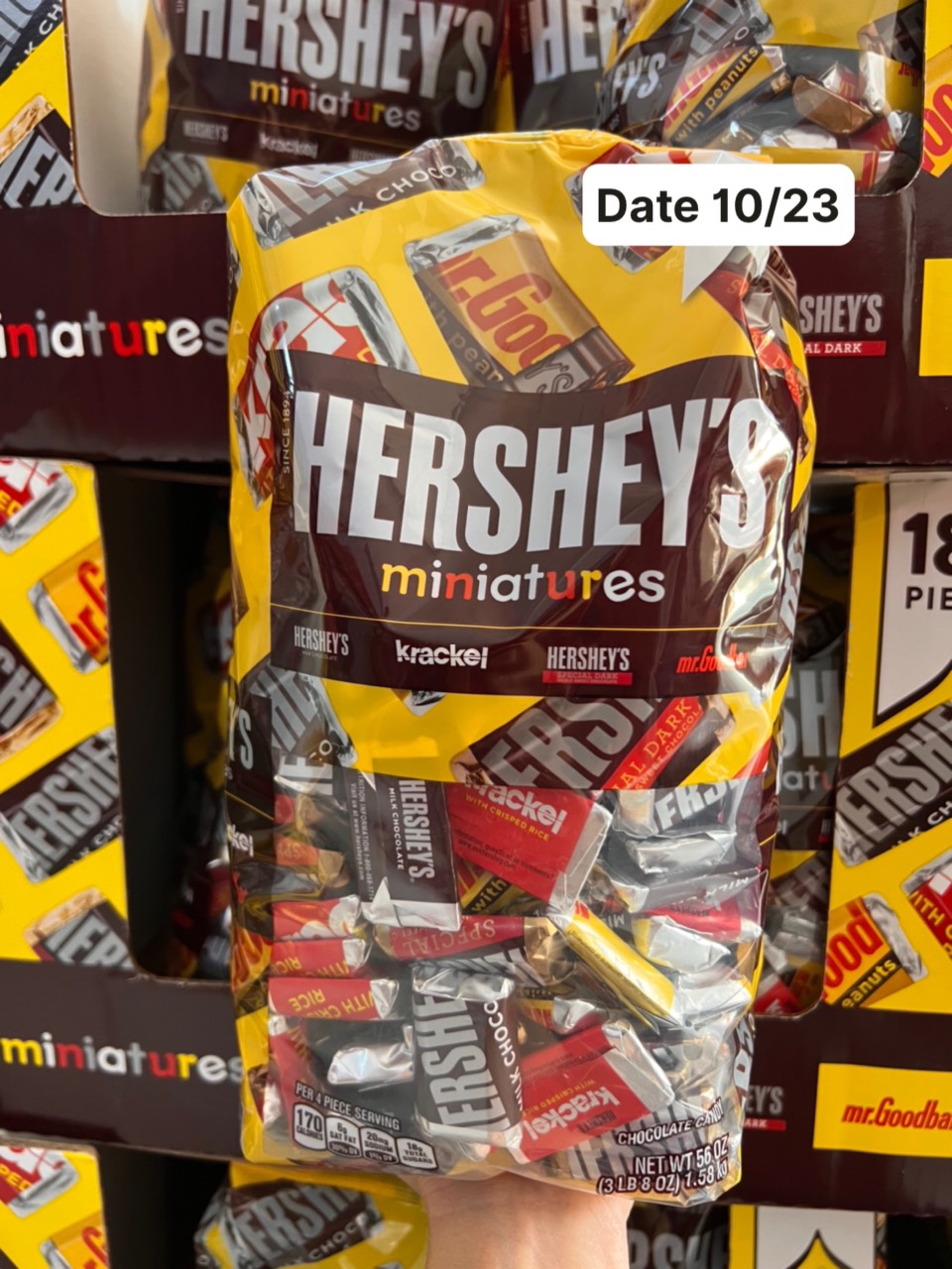 CHOCOLATE HERSHEY S MINIATURES 1.58KG