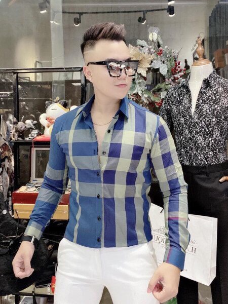 [HCM]Áo sơ mi dài tay phom hàn quốc