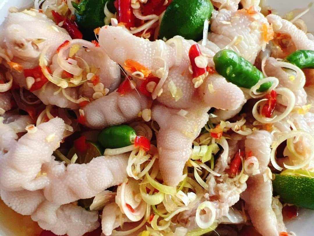Chân gà sả tắc rút xương, chân gà xả tắc, chân gà rút xương