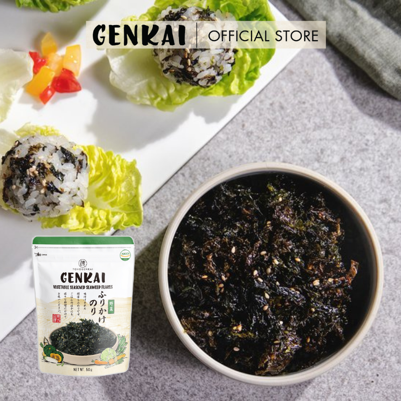 Rong Biển Trộn Cơm GENKAI Rau củ 40g