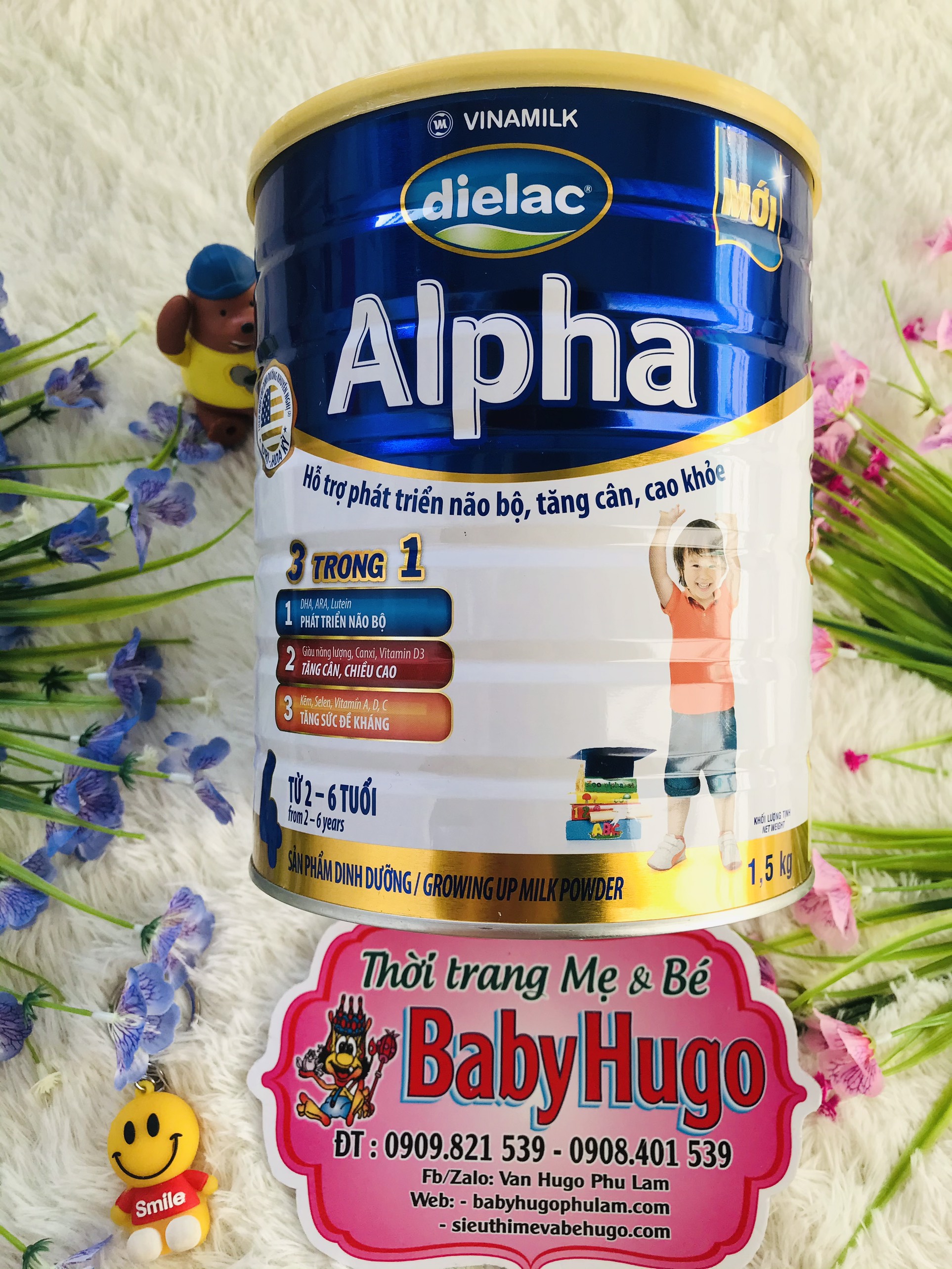 [DATE MỚI] Sữa Dielac Alpha Step 4 - 900g/1.5KG ( 2- 6 tuổi )