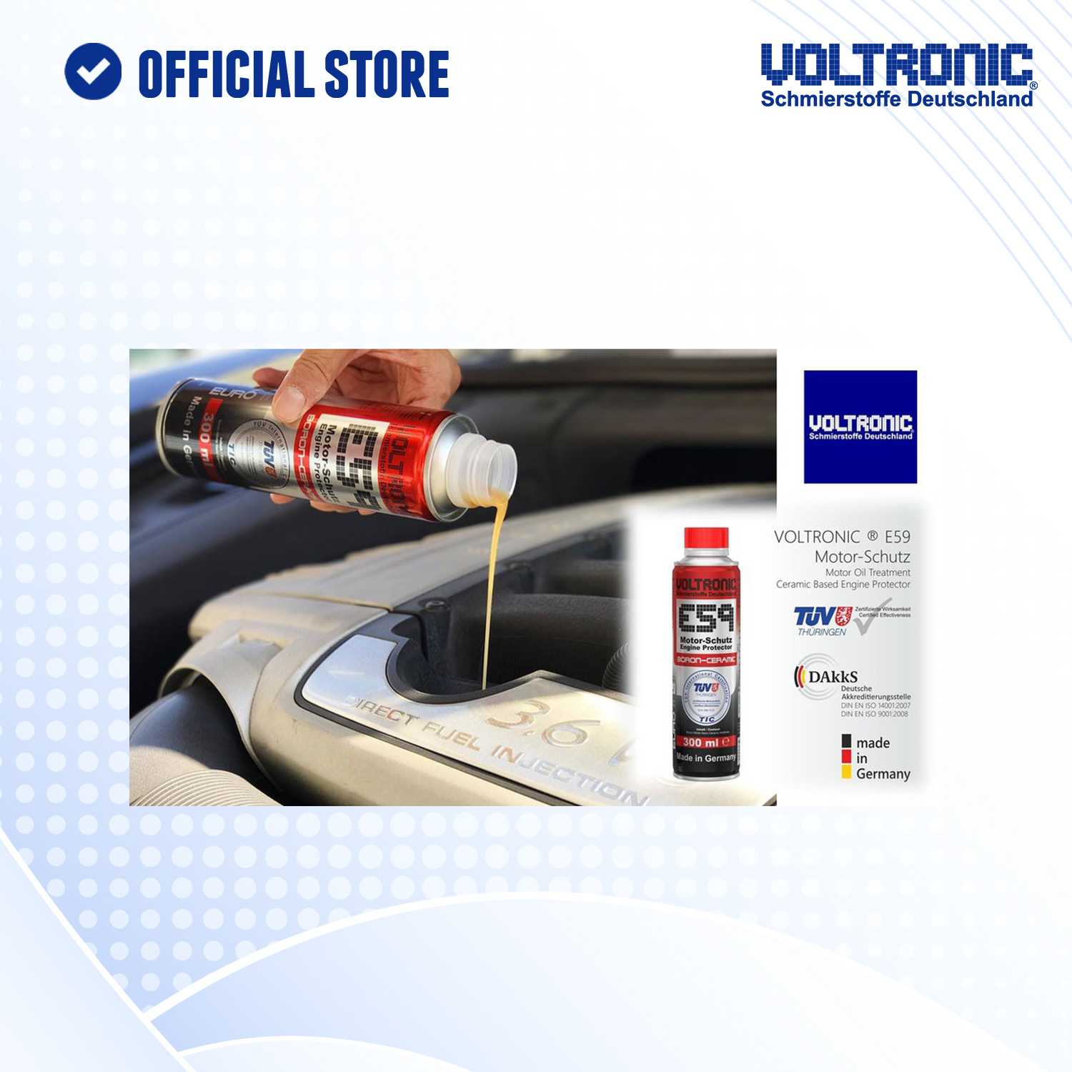Phụ gia phủ sứ cao cấp nhập khẩu đức VOLTRONIC e59 ceramic