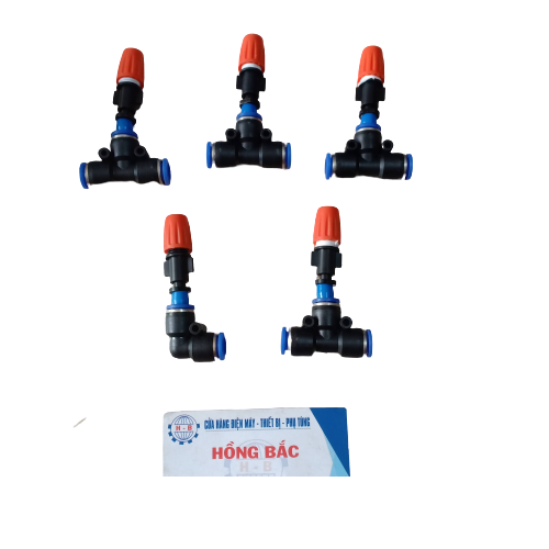 05 bộ đầu bép phun sương 01 hướng có thể điều chỉnh chế độ phun tặng kèm đầu nối nhanh ống 8mm