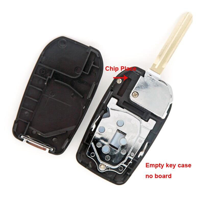 Vỏ độ chìa khóa gập Toyota 2 nút (vios, Innova)