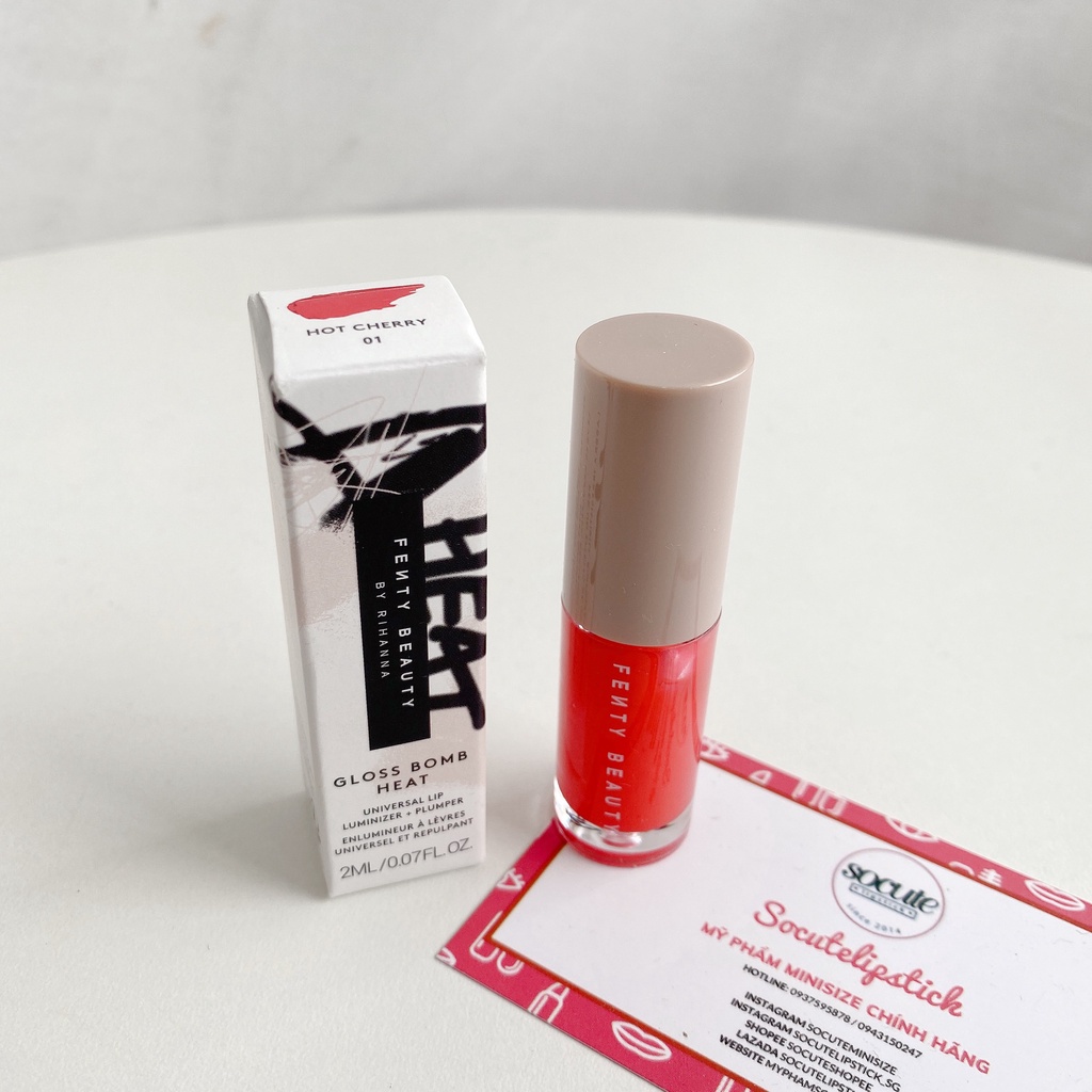 Son kem bóng Fenty Beauty By Rihanna Gloss Bomb Cream Color Drip Lip Cream In Fenty Glow - 2ml