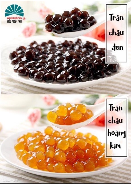 Trân Châu Wonderful (Caramel, Hoàng Kim) Gói 1KG