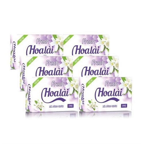 Combo 6 XÀ BÔNG CỤC THƠM FRESH HƯƠNG HOA LÀI 100G